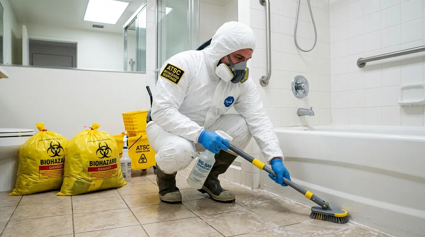 Decontamination equipment deployed for Blood Cleanup in New Caney